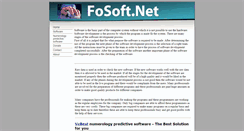 Desktop Screenshot of fosoft.net